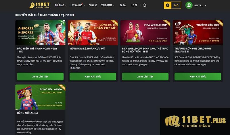 Nhiều chương trình khuyến mãi thể thao cho anh em tham gia